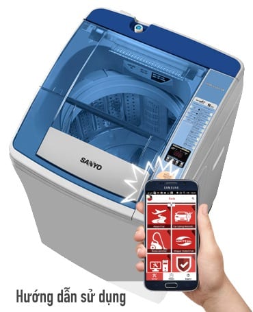 Máy giặt Sanyo cửa trên – tài liệu xử lý lỗi