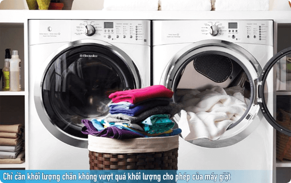 Máy giặt 7kg có thể giặt được chăn không?