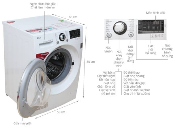 Máy giặt LG lồng ngang – Tài liệu hướng dẫn sử dụng