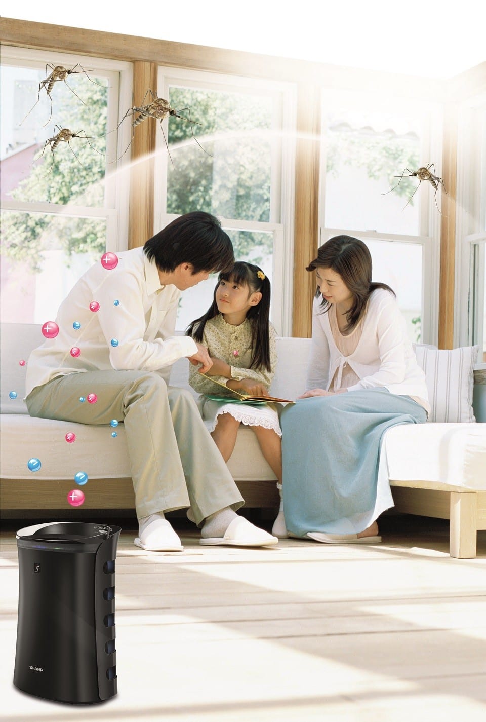  ứng dụng máy lọc không khí trong gia đình 