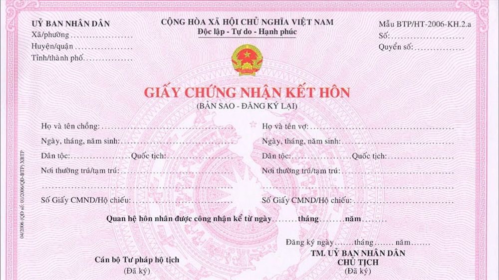 Hướng dẫn thủ tục đăng ký kết hôn