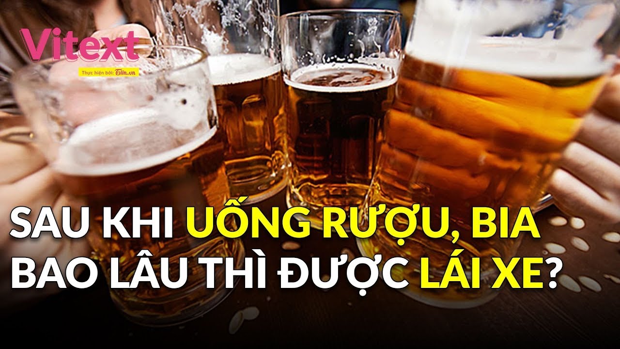 Uống rượu bia bao lâu thì hết nồng độ cồn?