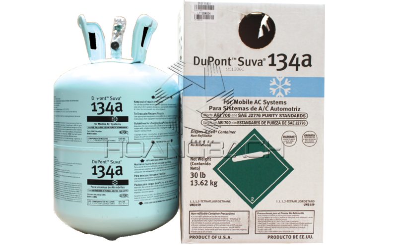 Thông số kỹ thuật gas lạnh điều hòa Dupont Suva R134a