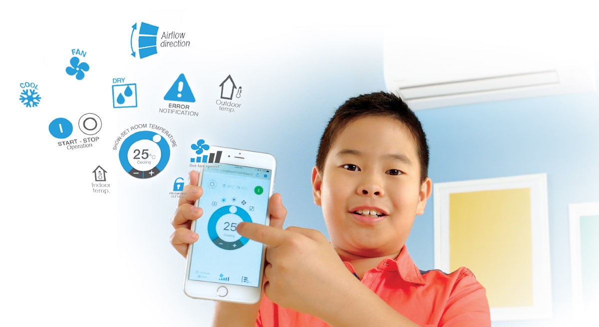 Hướng dẫn điều khiển điều hòa Daikin qua ứng dụng Smart Control trên điện thoại di động